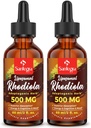 57.000 MG Liposomal Active Rhodiola Rosea Supplement, Rhodiola Root Extract, Flüssigkeit für hohe Absorption, Rhodiola Rosea Root Extract Tinte für Energie, Stress, Stimmung, Vegan, 120 ml