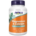 JETZT Ergänzungen, Magnesium & Calcium, mit Zink und Vitamin D-3, Nerve und Knochen Unterstützung*, 100 Tabletten