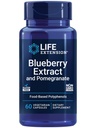 Life Extension Blueberry Extract and Pomegranate, arterial Health Support, Antioxidantien Defense, Gluten-Free, Non-GMO, Vegetarisch, 60 vegetarische Kapseln
