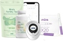 Trousse Mira Grossesse pour essayer de concevoir, kit de fertilité numérique et d'ovulation avec 20 baguettes de test Max, 1 bouteille de multivitamines prénatales de Mira (60 capsules), et 1 sac de thé de fertilité (20 sachets de thé)