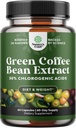 Pure Green Coffee Bean Extract for Weight Loss Pills - Dietary Supplement to Burn Fat Curb Appetite and Boost Metabolism for Men and Women - Contains Antioxidants to Detox and Cleanse - 750mg Capsules