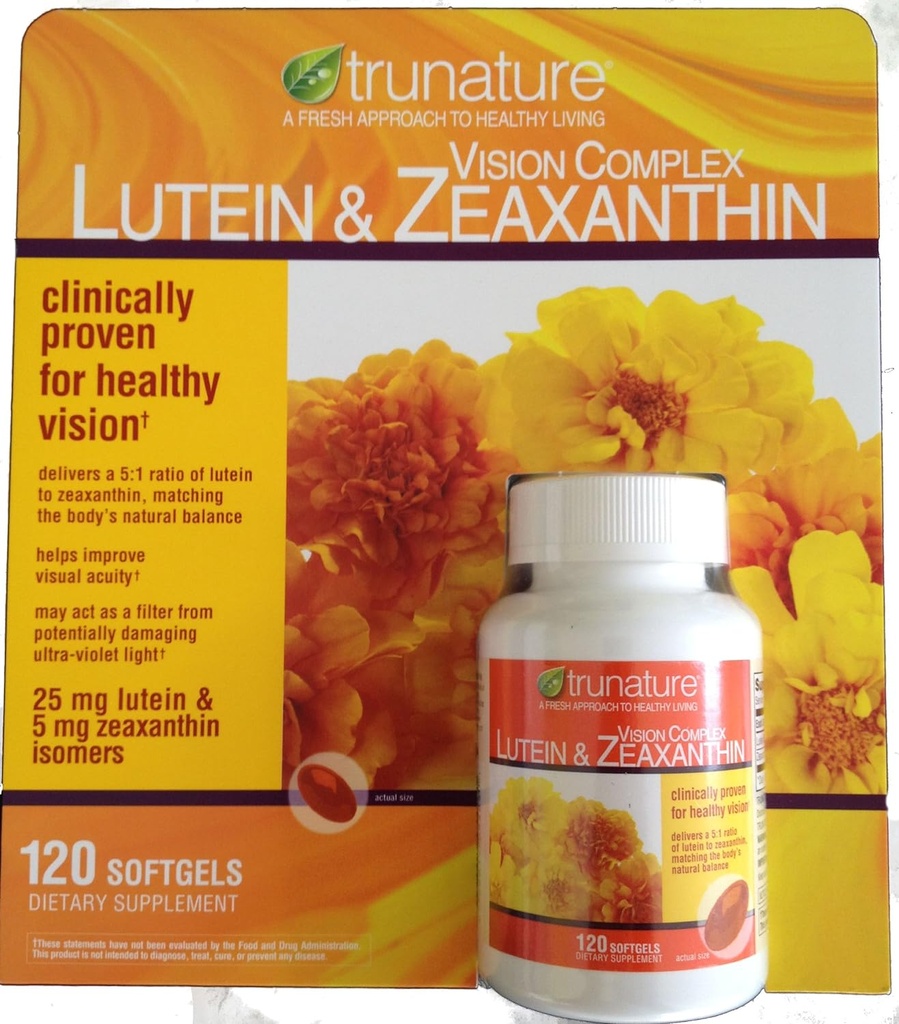 Trunature Lutein und Zeaxanthin Softgels, 120 Graf