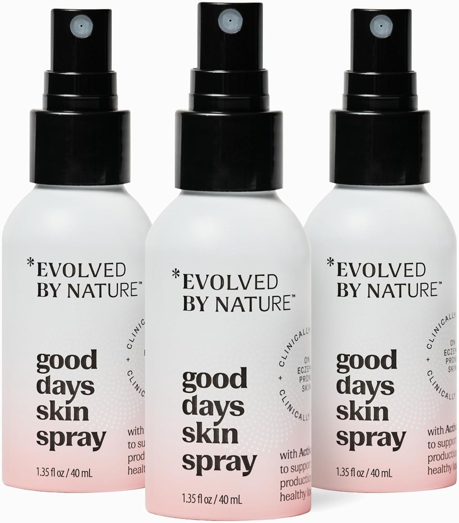 Entwickelt von Nature Body Spray & Face Mist für Eczema-prone Haut, Good Days Skin Spray, 3 Pack, Klinisch bewährte Körper- & Gesichtsspray, hilft Irritation & Redness von trockenen & empfindlichen Haut