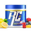 Ronnie Coleman's BCAA XS poudre avec des AEA, chaînes ramifiées acides aminés après l'entraînement récupération musculaire, sans sucre boisson d'hydratation pour les femmes et les hommes, Gommies de citron, 30 portions