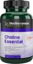Choline, Prenatales Gehirn und kognitive Unterstützung Vitamin, Kosher, Vegetarisch, Choline-Ergänzung für schwangere und stillende Frauen, 550 mg Choline pro Servierung, 60 Tage Versorgung