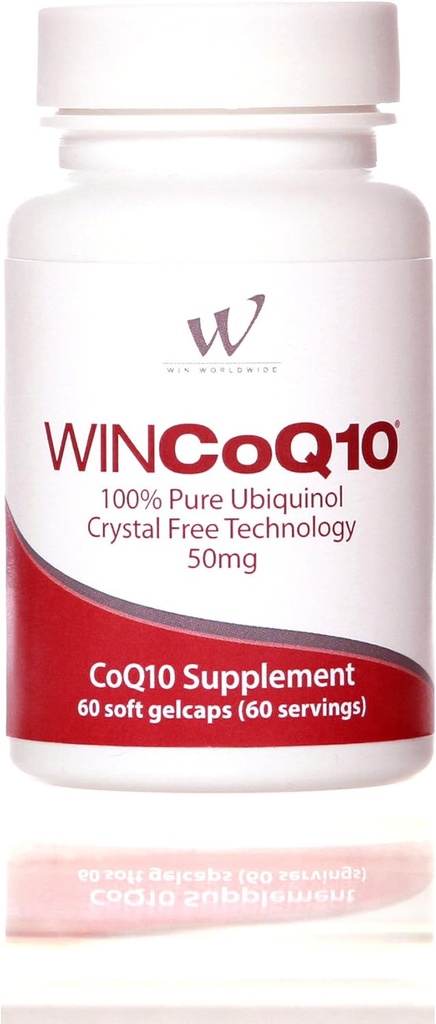 Win CoQ10 Pure Ubiquinol 50 Mg, 60 Servietten