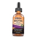 SBR Nutrition Biotine gouttes liquides, 5000mcg par portion (60) 1,0fl.oz (30ml) Vanille
