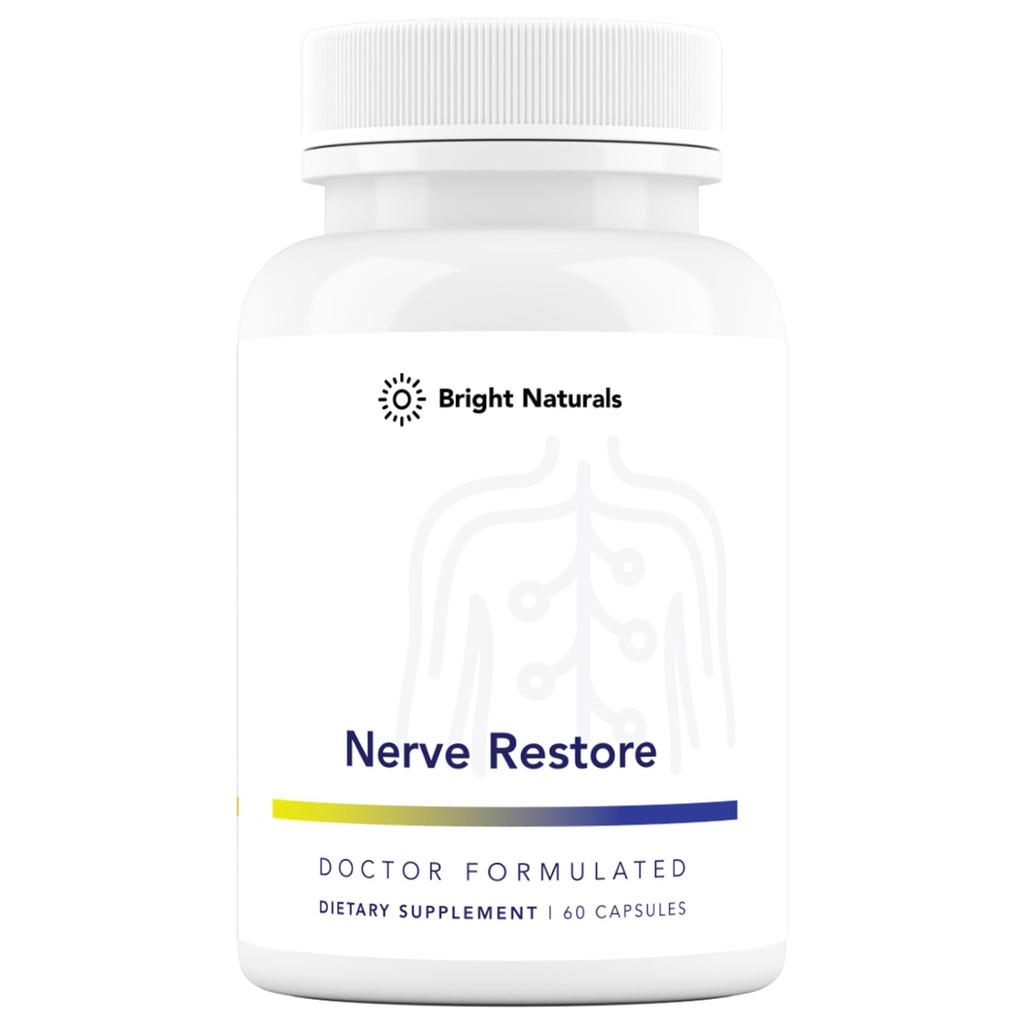 Nerve Restore - Nerve Support Supplement - Inklusive Pea, White Willow und B-Vitamin Nerve Support Complex for Advanced Nerve Health Support - Made in USA, 60 Kapseln
