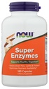 JETZT Ergänzungen, Super Enzyme, mit Bromelain, Ox Bile, Pancreatin und Papain, Super Enzyme, 180 Kapseln
