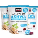 FORCE FACTOR Erstaunliche Ashwa für Stressentlastung, Gedächtnis, Fokus und Immununterstützung Gesundheit, Ashwaganda Supplement mit KSM-66 Ashwagandha für Stress, 180 Soft Chews