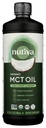 Nutiva Organic MCT Huile, non aromatisée, 32 Oz, USDA Organique, non-OGM, non-BPA, entière 30 Approuvé, végétalien, sans gluten et kéto, 14g MCT par service et saveur neutre pour stimuler l'énergie au café, aux Shakes et aux salades