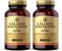 Solgar Calcium Magnesium Plus Zink, 100 Tabletten (Pack von 2) - Fördert gesunde Knochen und Zähne - Unterstützt Nerve & Muskel-Funktion - Non-GMO, Vegan, Glutenfrei, Dairy Free, Kosher - 66 Gesamt Servierungen
