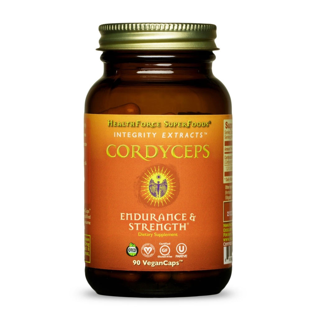 HealthForce SuperFoods Integrity Extrakte Cordyceps – Kapseln - 90 Vegan Kapseln