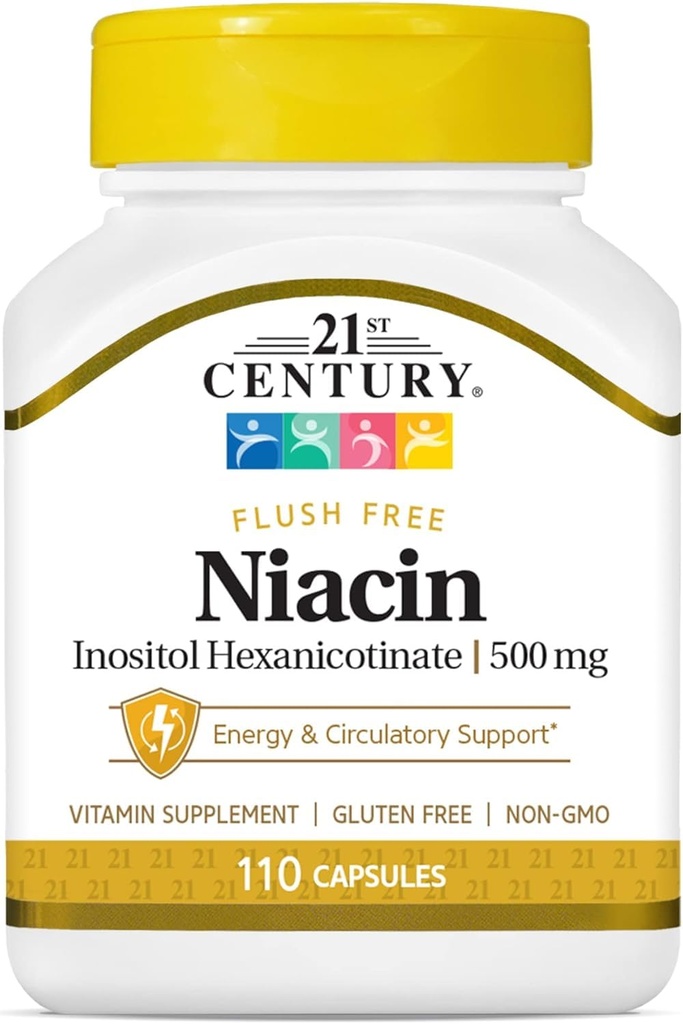 Niacin Flush Free 500 Milligramme 110 Kapseln