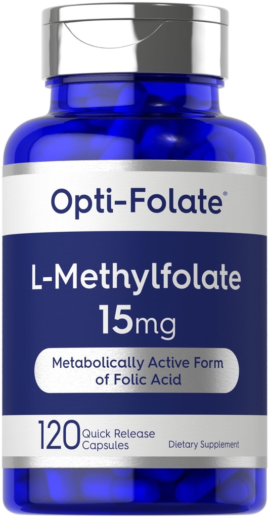 Carlyle L Methylfolate 15mg.120 Capsules Taille de la valeur.