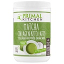 Platine Primal Matcha Collagen Keto Latte Poudre, Peptides de collagène sans sucre, 9.33 Ounces