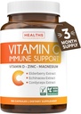Vitamin C Immununterstützungsergänzung - Immune Boost Blend mit Elderberry Vitamin C und Zink für täglichen &amp; jahreszeitlichen Support - Magnesium Zink VIT C & D und Kräuter Defense Complex (3 Monate Versorgung)