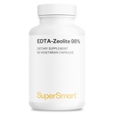 Supersmart - EDTA Zeolite 98% (Erweiterte Formel) - mit Milchdistel & Parsley - High Potency Supplement | Made in USA | Non-GMO & Gluten Free - 90 Vegetarische Kapseln