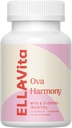 OVA Harmony - Myo & D Chiro Inositol Kapsel - 40:1 Ratio - Ovarian Funktionsunterstützung - Hormonal Balance - 120 Inositol Supplement Kapseln
