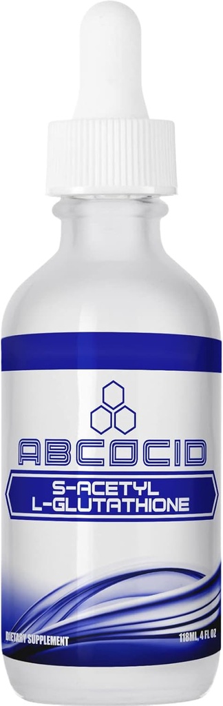 S-Acetyl L-Glutathione 95 mg, 4 Oz Liquid, 240 Servierungen, Made in USA, Schnellabsorption, Qualität Potent Ingredients, Non-GMO, GMP zertifiziert, Cruelty-Free Products