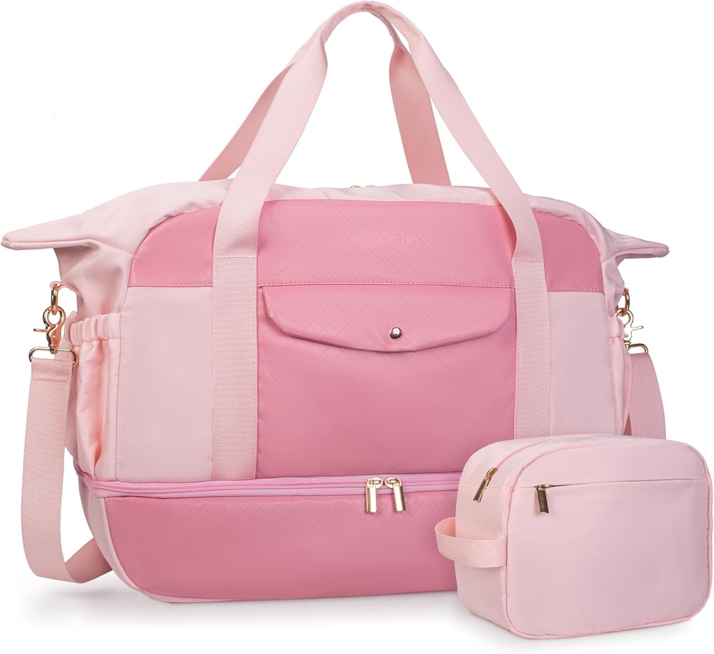 Sacs de semaine pour les femmes Voyage sacs de voyage, la nuit porter sur les sacs à volants