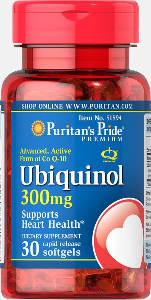La fierté de Puritan Ubiquinol 300 mg Softgels, 30 Compte