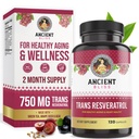 Antike Bliss Resveratrol Leistungsstarke Antioxidante Ergänzung mit grünem Tee, Getreide Saatgut Extrakt für gesundes Altern für Männer und Frauen