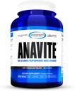 Gaspari Nutrition Anavite, sport Multivitamine avec acides aminés, bêta-alanine et L-carnitine, performance améliorée et récupération (nouvelle taille plus petite, 30 portions)