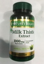 Nature's Bounty Milk Thistle 1000mg, Kräutergesundheitsergänzung, Tägliche Ergänzung, Glutenfrei, Schnellfreisetzung Softgels, 50 Ct