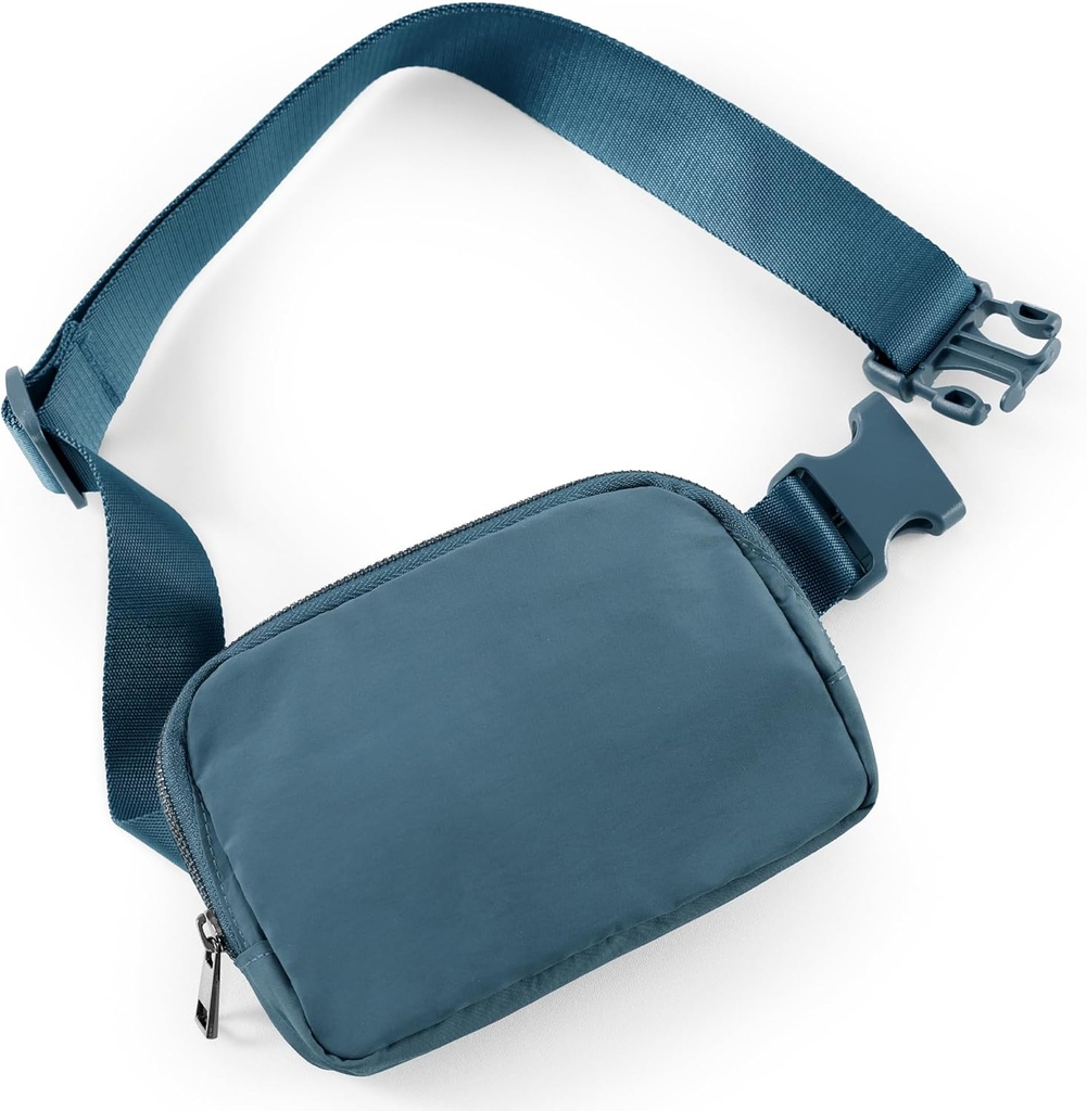 ODODOS Unisex Mini Gürteltasche mit verstellbarem Riemen Kleine Fanny Pack für Workout Laufen Wander, Blau