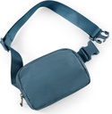 ODODOS Unisex Mini Gürteltasche mit verstellbarem Riemen Kleine Fanny Pack für Workout Laufen Wander, Blau