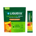 Liquid I.V.® Hydration Multiplier® +Energy - Mango Tamarind - Hydration Powder Packets | Elektrolytpulver Getränke Mix | Bequeme Single-Serving Sticks | Non-GMO | 14 Portionen (Pack von 12)