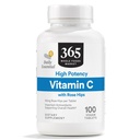 365 von Whole Foods Market, High Potency Vitamin C mit Rose Hips, Vegan, 100 Tabletten