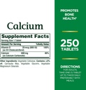 Nature's Bounty Calcium Carbonate & Vitamin D, unterstützt Immungesundheit & Knochen Gesundheit, 600 mg Calcium & 800IU Vitamin D3, 250 Tabletten (Pack von 2)