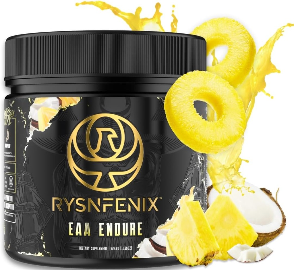 EAA Endure - 11g EAA + BCAA avec Astragin et extrait de poivre noir pour l'absorption d'acide aminé améliorée et électrolytes d'aquamin pour l'hydratation