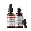 American Ginseng Tincture Extract, Organic American Ginseng (Panax Quinquefolius) Getrocknete Root-Ergänzung, Non-GMO in Kaltgepresstem Organisch Gemüse Glycerin 700 mg, 2 Unzen (60 ml)