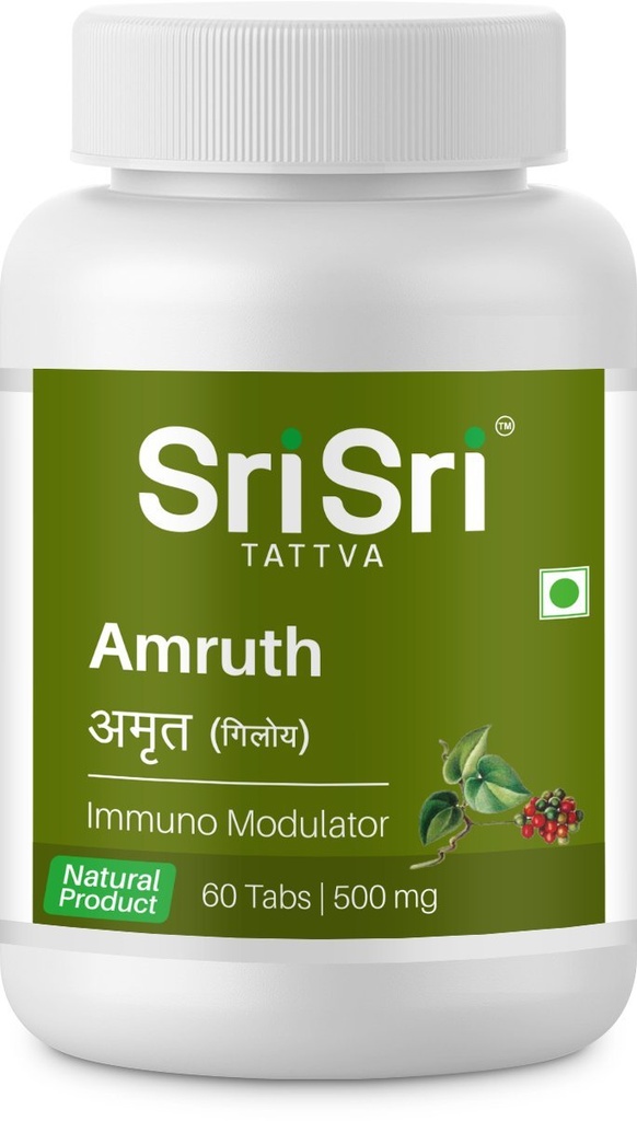 Sri Sri Produits Ayurveda Amruth Immuno Modulateur Comprimé 500Mg PACKOF 2