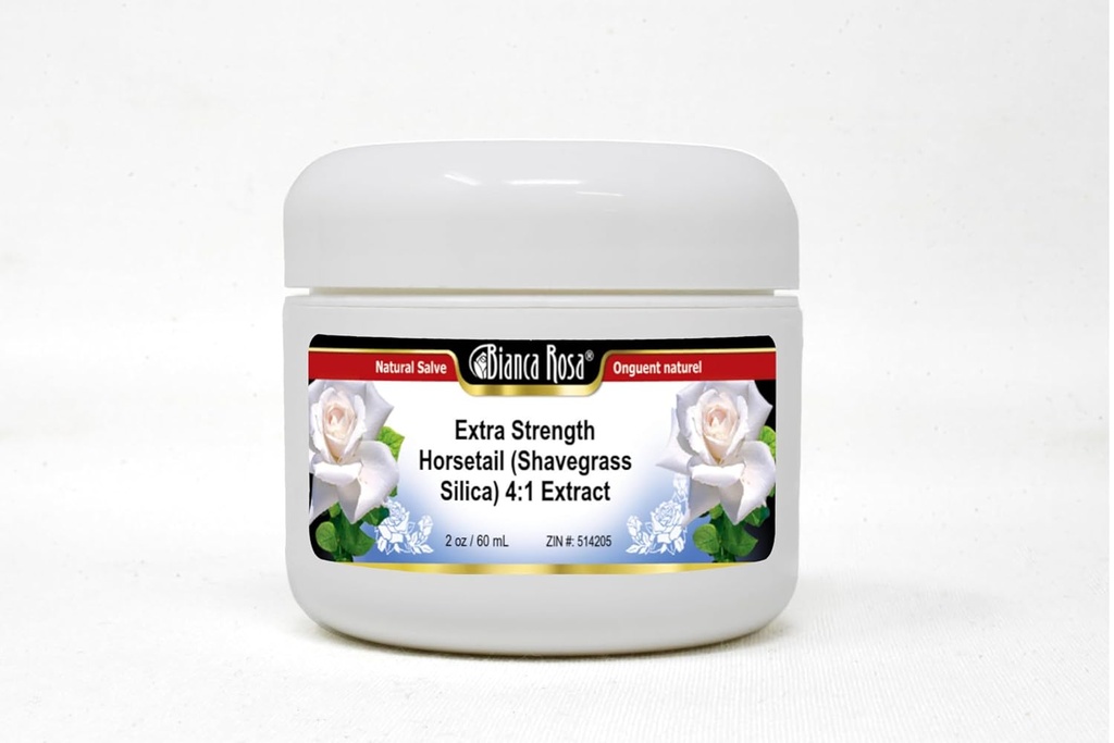 Extra Stärke Pferdeschwanz (Shavegrass Silica) 4:1 Extrakt - Salve Salbe Salbe (2 oz, ZIN: 514205)