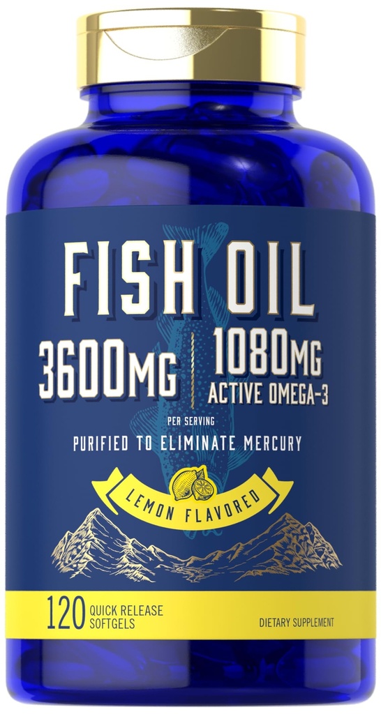 Huile de poisson de Carlyle 3600mg