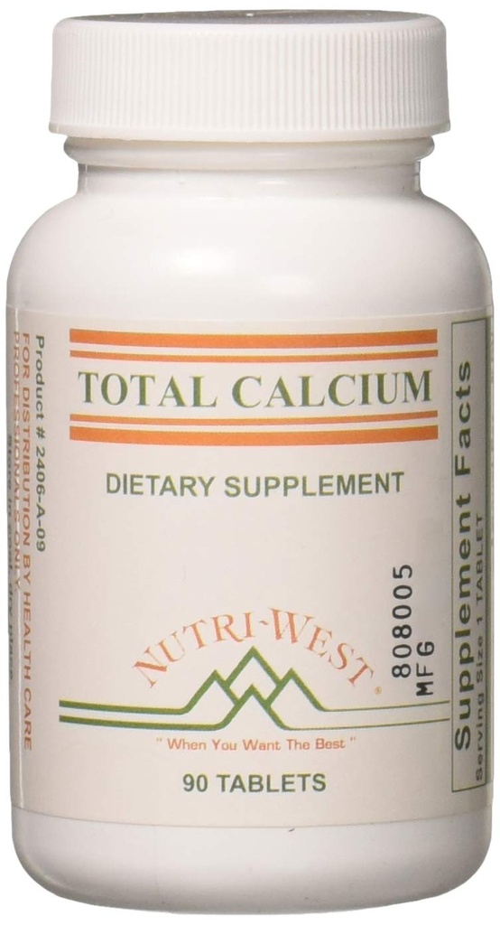 Nutri-Ouest - Calcium total - 90 par Nutri-Ouest