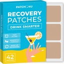 Party Recovery Patches 42 Pack - Wake Up Refreshed & Energized mit unserem 100% Natural Ingredients Patch - Hautfreundlich &amp; wasserdicht - Anwenden vor dem Trinken - Enhanced Morning Formula