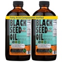 180 Tage Premium 2 Pack 16-Ounce türkisches Schwarzes Seed Oil - 3X Thymochinon Optimal - Kalt-gepresst, natürliche Quelle von Antioxidantien - von Sweet Sunnah
