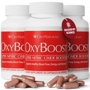 OxyBoost supplément d'oxyde nitrique pour les hommes et les femmes - soutient la circulation, la santé cardiaque, l'énergie, la clarté mentale et le flux sanguin - formule naturelle avec Vinitrox - 180 capsules (Pack de 3)