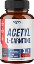 Acetyl L-Carnitin & Alpha Lipoic Acid Complex 1500mg - Ergänzung für Gehirn Gesundheit, Gedächtnis, Fokus &amp; Stimmung Unterstützung - 120 Vegan Kapseln für 2 Monate Versorgung - Glutenfrei, Non-GMO