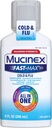 Mucinex Fast-Max Maximum Strength All-in-One Cold & Flu, bouteille de 9 oz, pour utilisation sur les maux de tête, la douleur corporelle, les gorges douloureuses, les feves, la congestion thoracique, la toux, la congestion nasale/sinusale et la pression sinusale