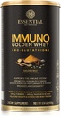 Immuno nutritionnel essentiel Lactosérum - poudre hydrolysée de protéines de lactosérum, isolat de protéines de lactosérum, 18g de protéines par portion, acides aminés, production de glutathion - extrait de curcuma - lait d'or - 17,4 oz