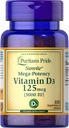 Pride de Puritan vitamine D3, 5000 UI, 100 Compte