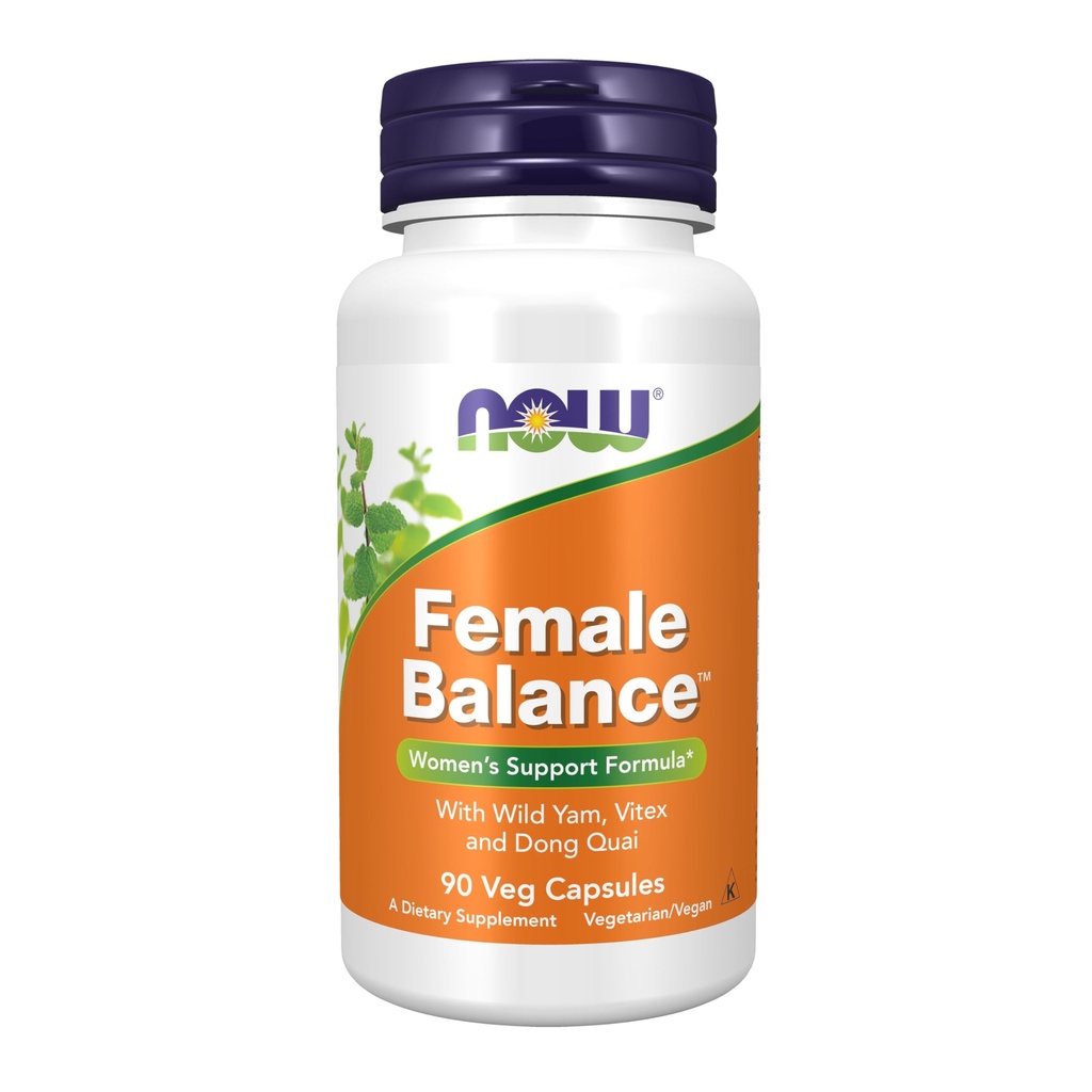 JETZT Nahrungsergänzungsmittel, Female BalanceTM mit Wild Yam, Vitex, Dong Quai, GLA, Vitamin B-6 und Folate, 90 Kapseln
