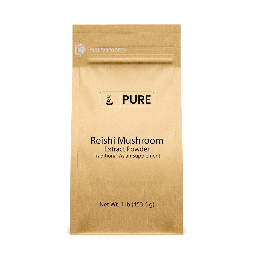 PURE ORIGINAL INGREDIENTS Reishi Pilz (1lb) Lingzhi, Traditionelle Ergänzung, Non-GMO, Lab-Verified