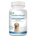 Augenpflege für Hunde Daily Vision Supplement mit Lutein, Zeaxanthin, Astaxanthin, CoQ10, Bilberry Antioxidants, Vitamin C, Vitamin E Unterstützung für Hundeaugen Probleme, 120 Kautabletten